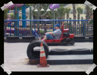 The Big Guy on the track