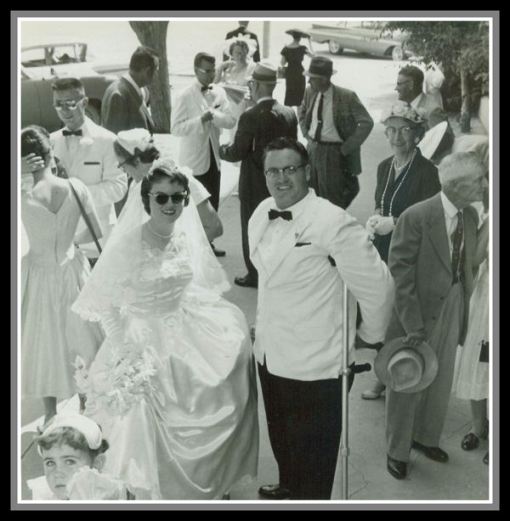 Mom & Dad Wedding Picture 31 May 1959