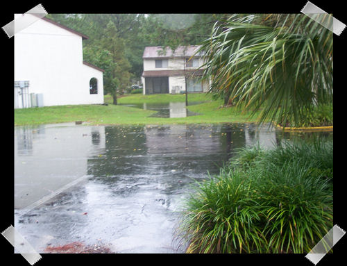 Taken from our front porch during TS Fay