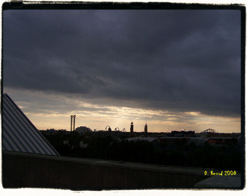 That sky sure does look ominous. Surprisingly it did not rain on us.