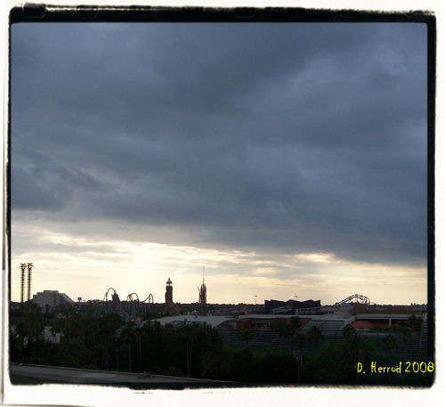 It really was a pretty night in Central Florida.