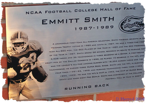 Tribute to fromer Gator greats.