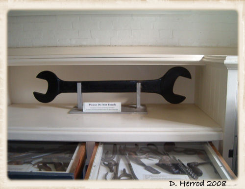 Wrench used to fix maintian the lighthouse.