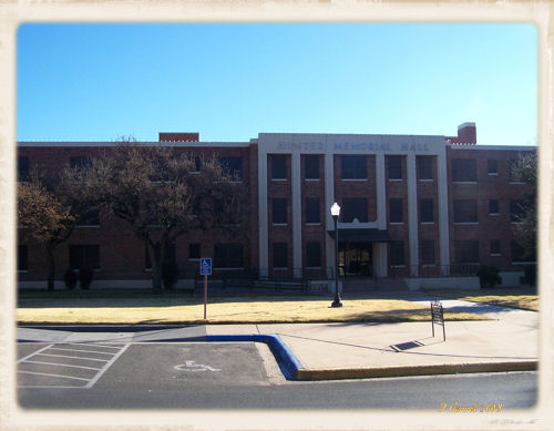Hunter Hall, this is the dorm where I lived during college.