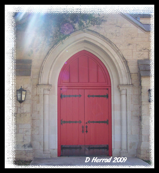 This door reminds me of the doors of the CD covers from Rich Mullins Songs & Songs 2.