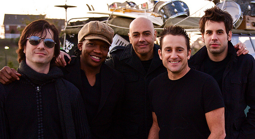 Michael Tait with the Newsboys