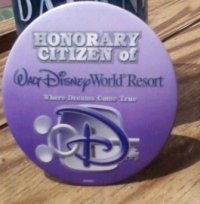 Pin we recieved at Walt Disney World.