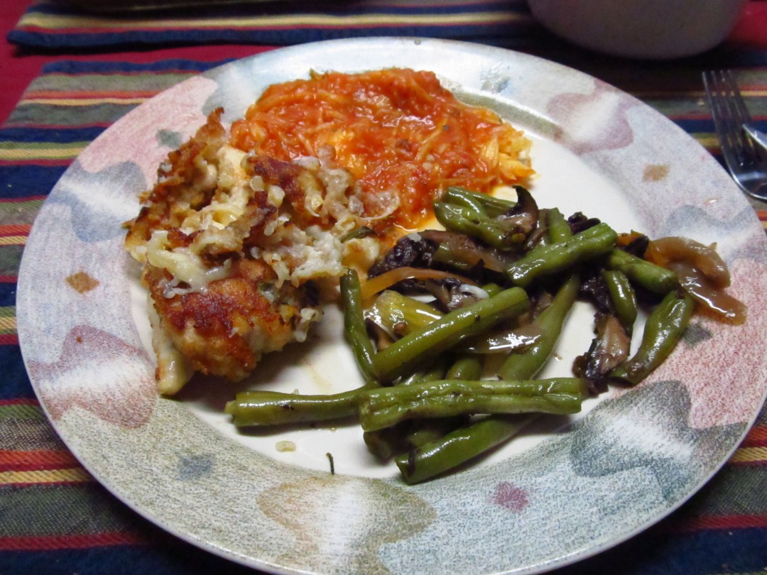 Chicken Parm Tenders with Spaghetti Squash