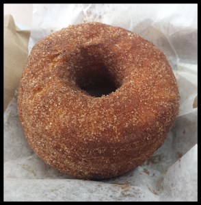 Cronut: A doughnut made from croissant dough and fried. 