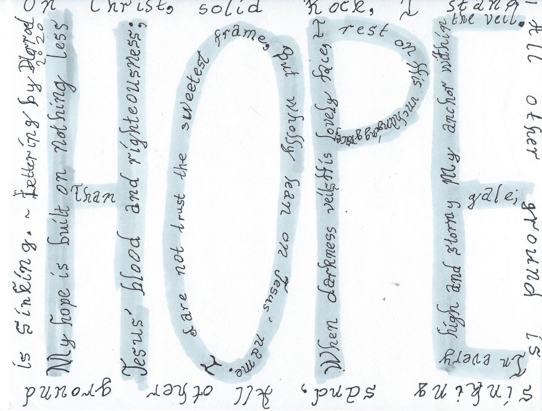 Caligraphy - The Solid Rock