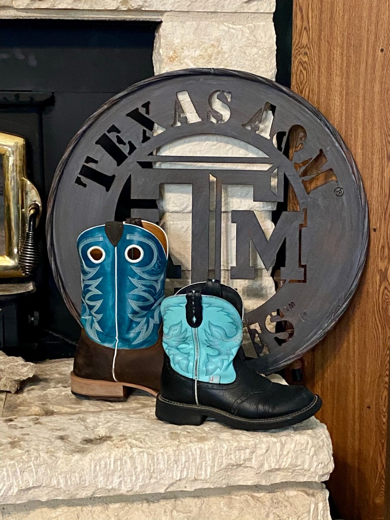 Example of boot uppers.