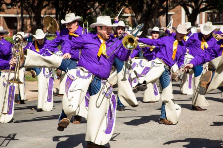 HSU Cowboy Band's famous Cowstep